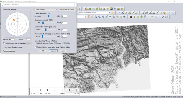 3-Cartonord-Eclairage_MNT_dans_GlobalMapper