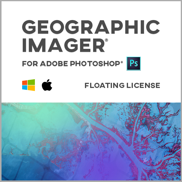 Geographic Imager pour Adobe Photoshop Mac ou Windows - licence flottante